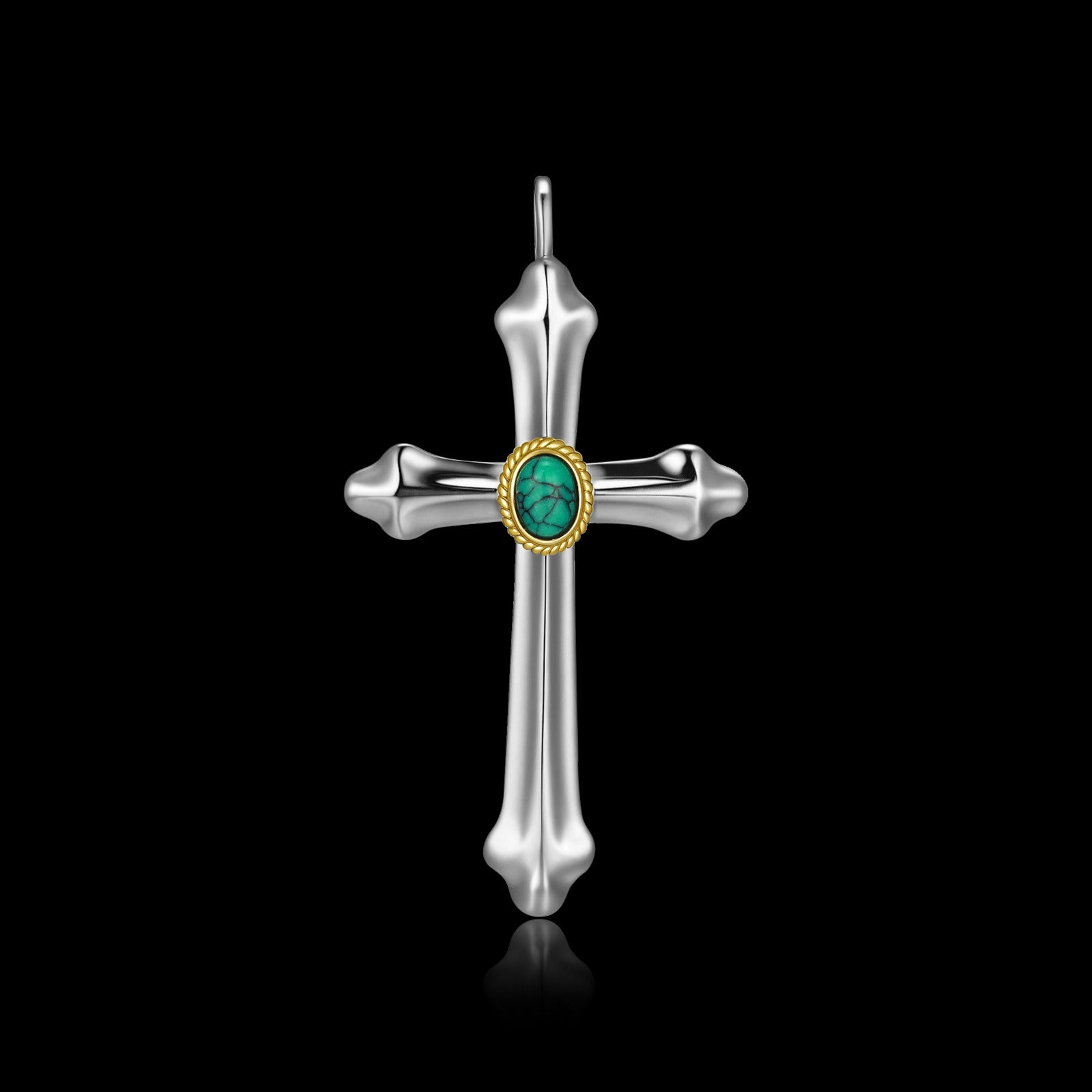 GEMCROSS. - 925 STERLING SILVER