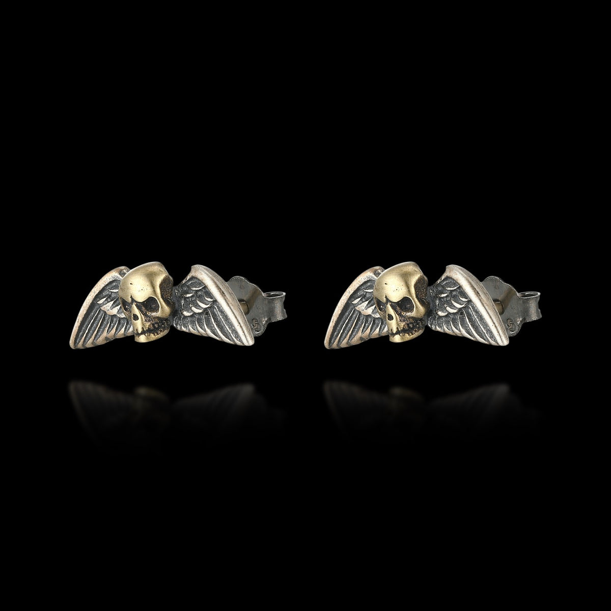 HELLBOUND STUDS. - 925 STERLING SILVER