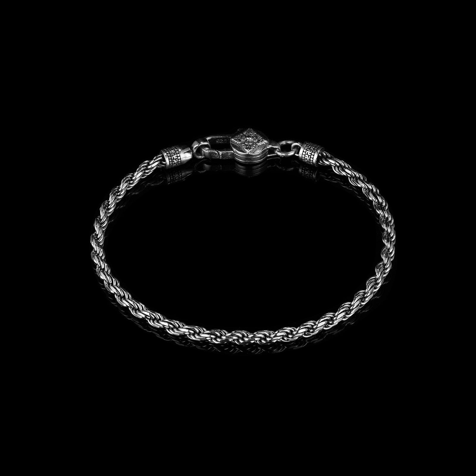 ROYAL ROPE. - 925 STERLING SILVER