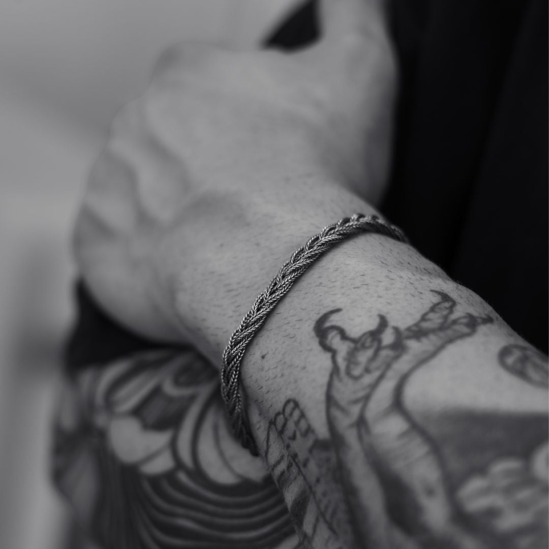 WOVEN VIKINGS. - 925 STERLING SILVER