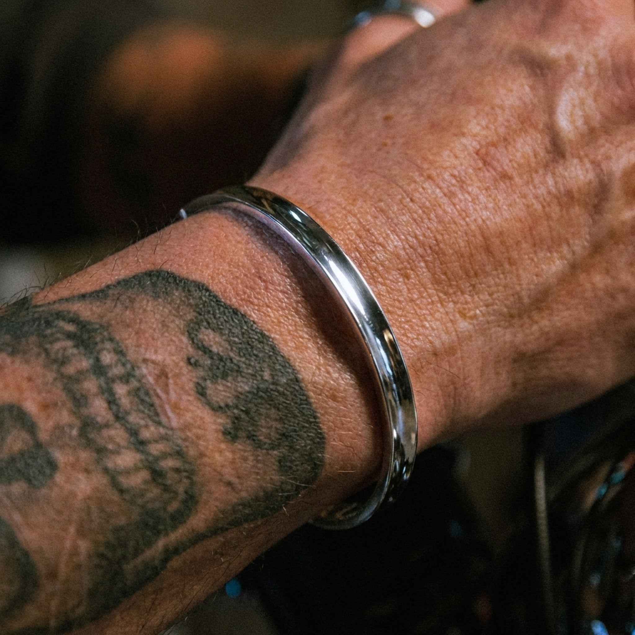 CLEAN BANGLE ARMBAND. - 925 SILBER