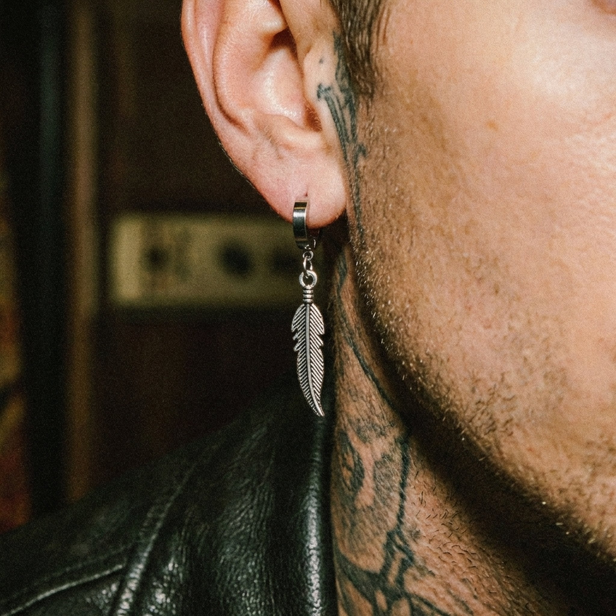 BOUCLES D'OREILLES FEATHER.