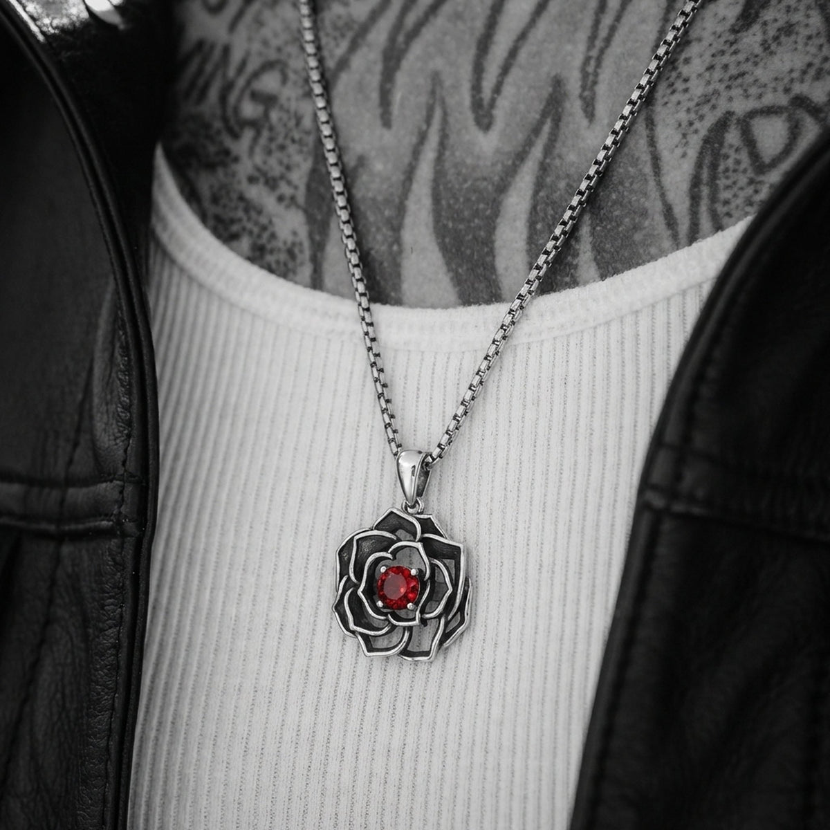 GEMROSE. - 925 STERLING SILVER