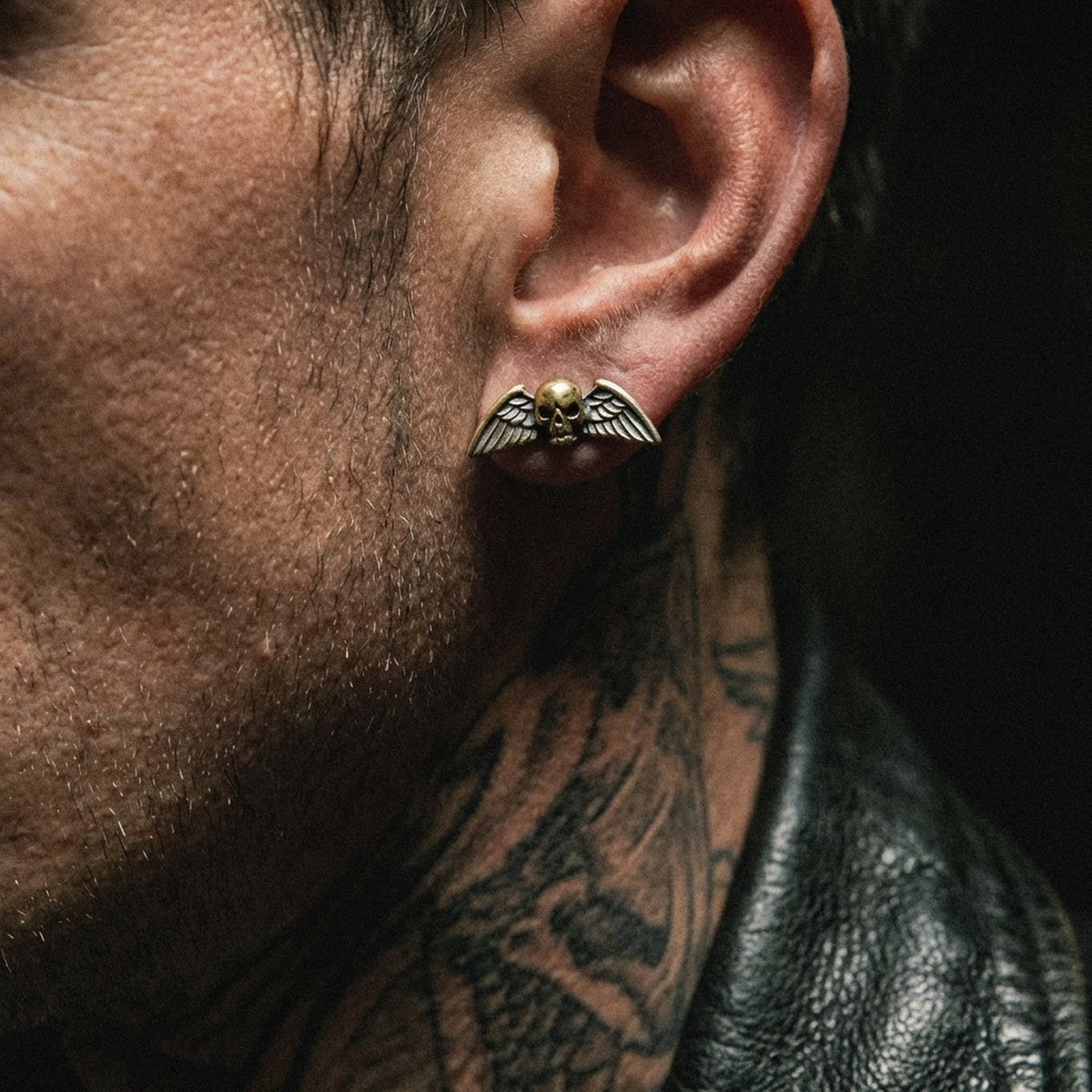 HELLBOUND STUDS. - 925 STERLING SILVER
