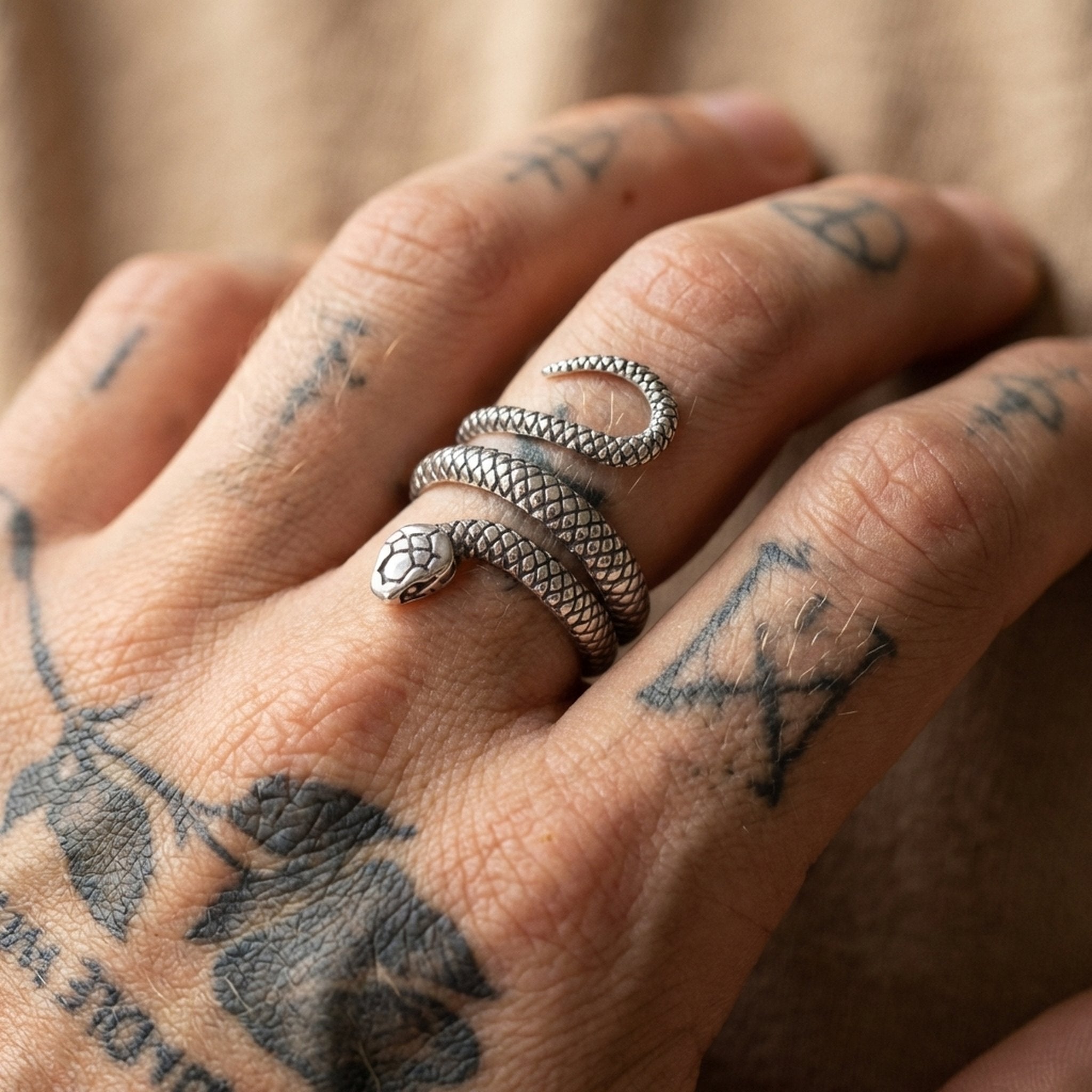 SERPENT - 925 STERLING SILVER