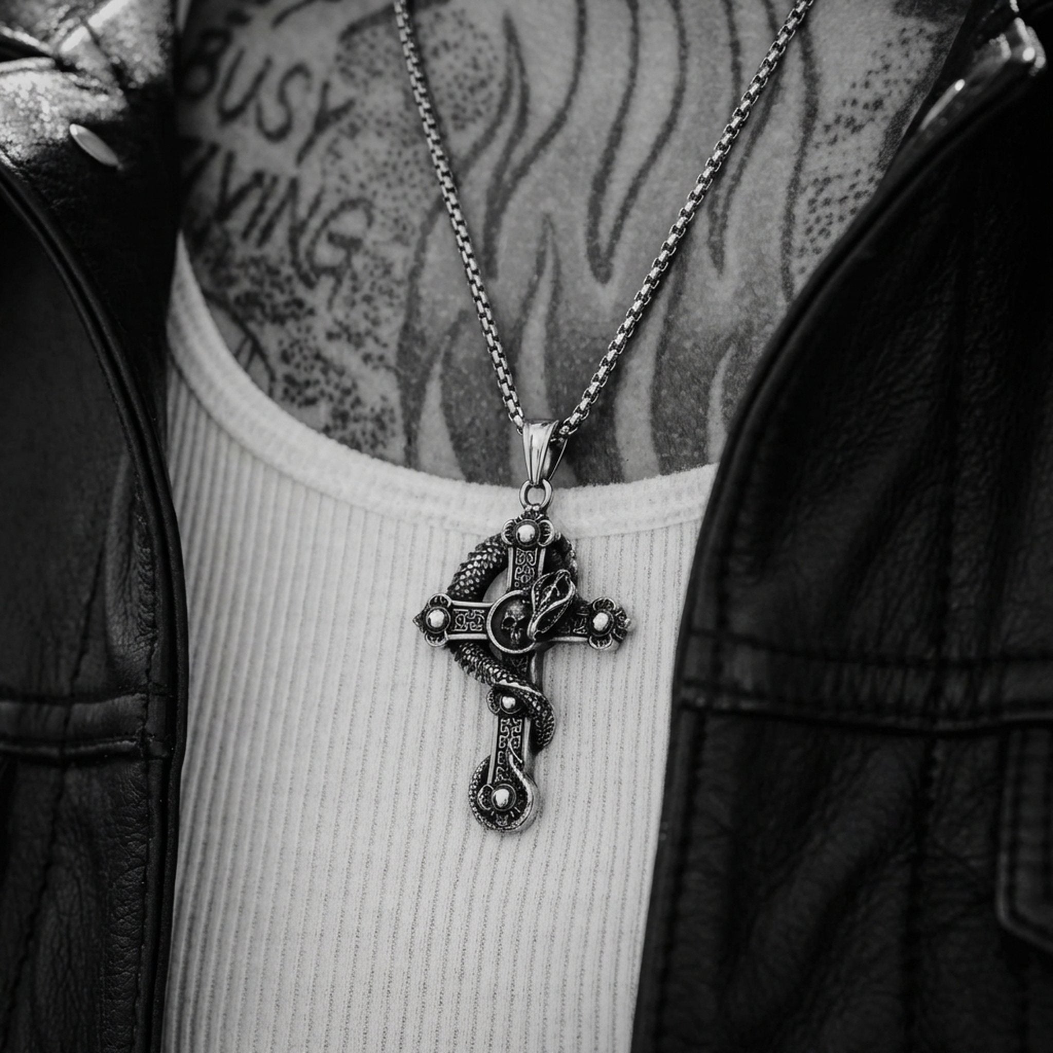 SNAKE CROSS.