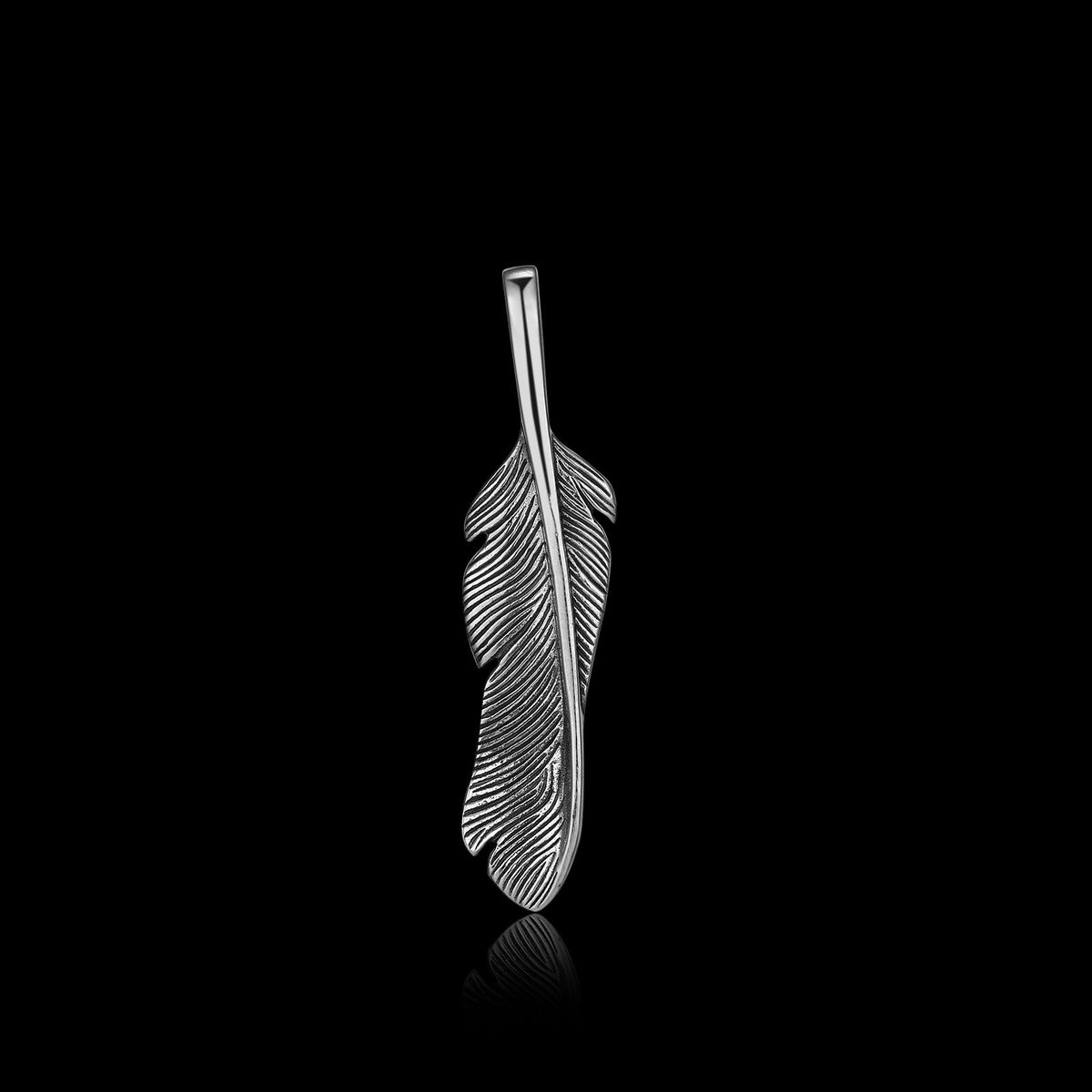 LAST PLUME. - 925 STERLING SILVER