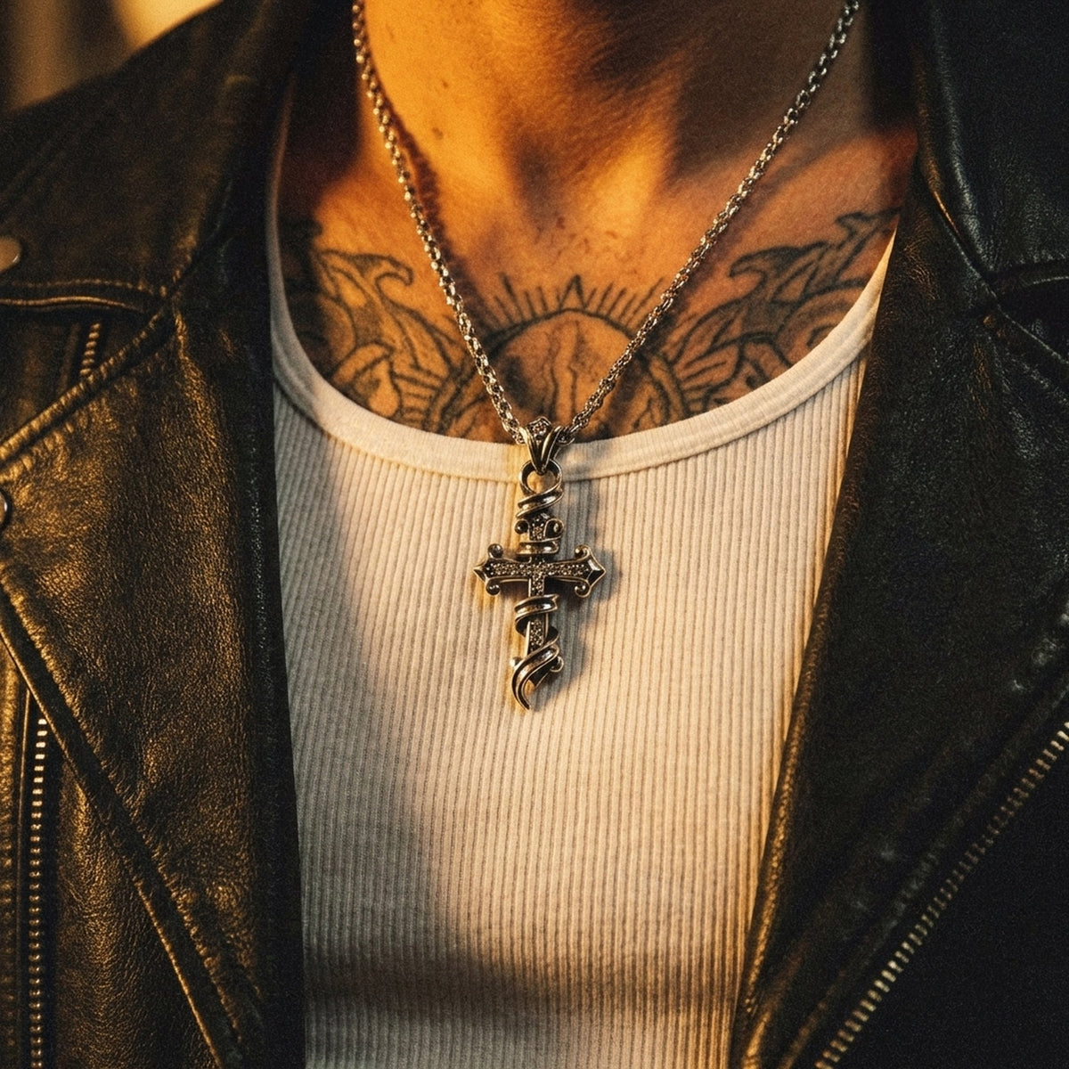 SACRED STRANGLE. - 925 STERLING SILVER