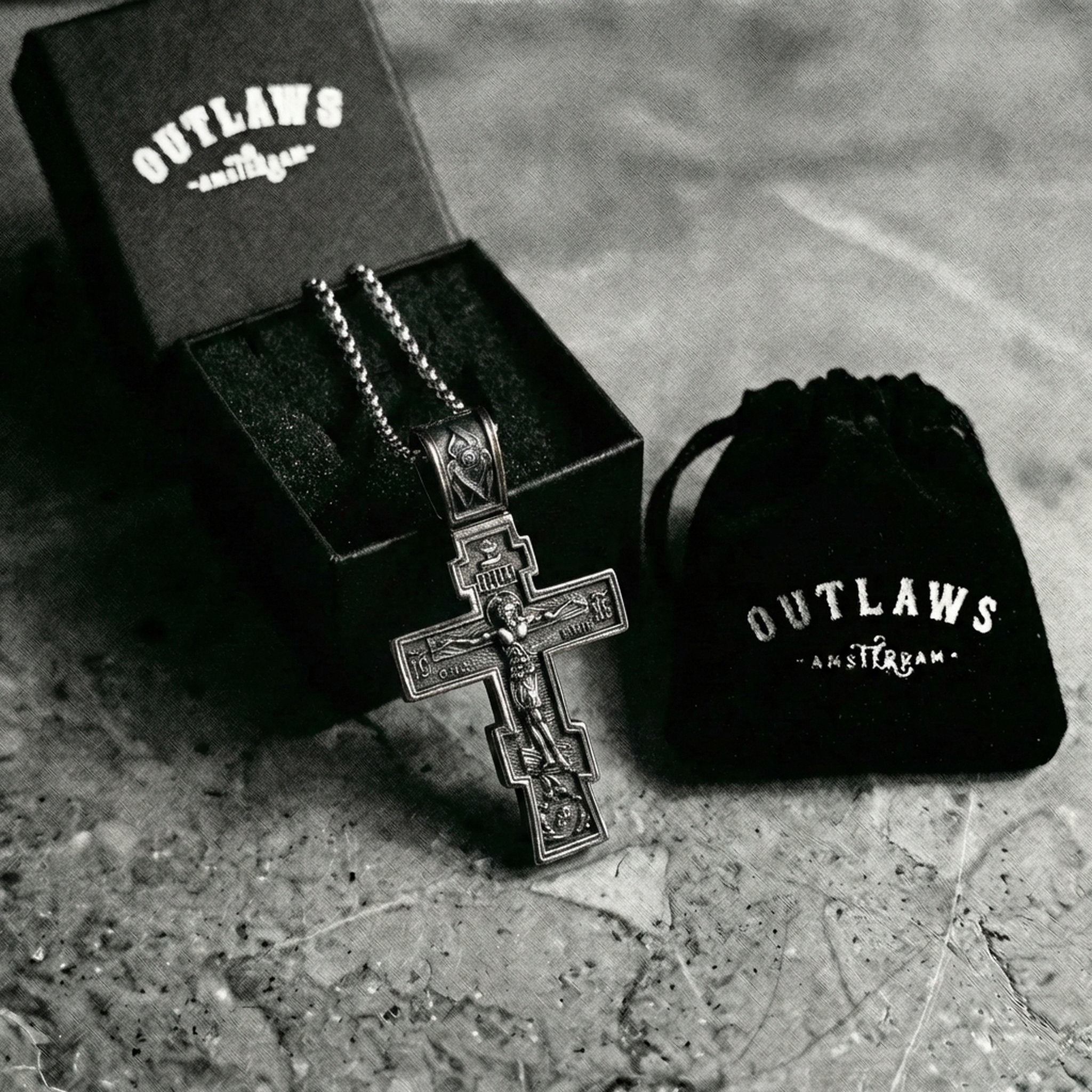 DARK JESUS CROSS.