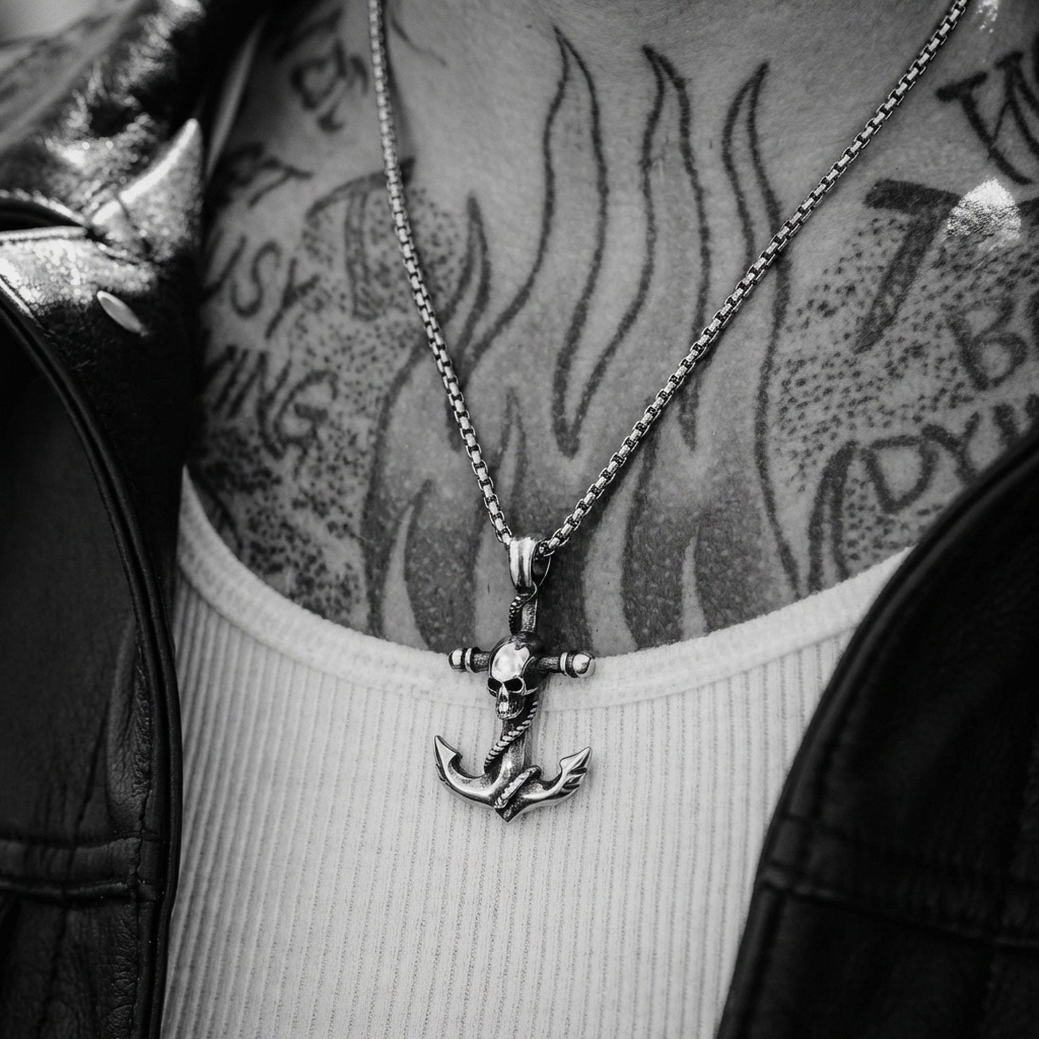 SKULLED ANCHOR.
