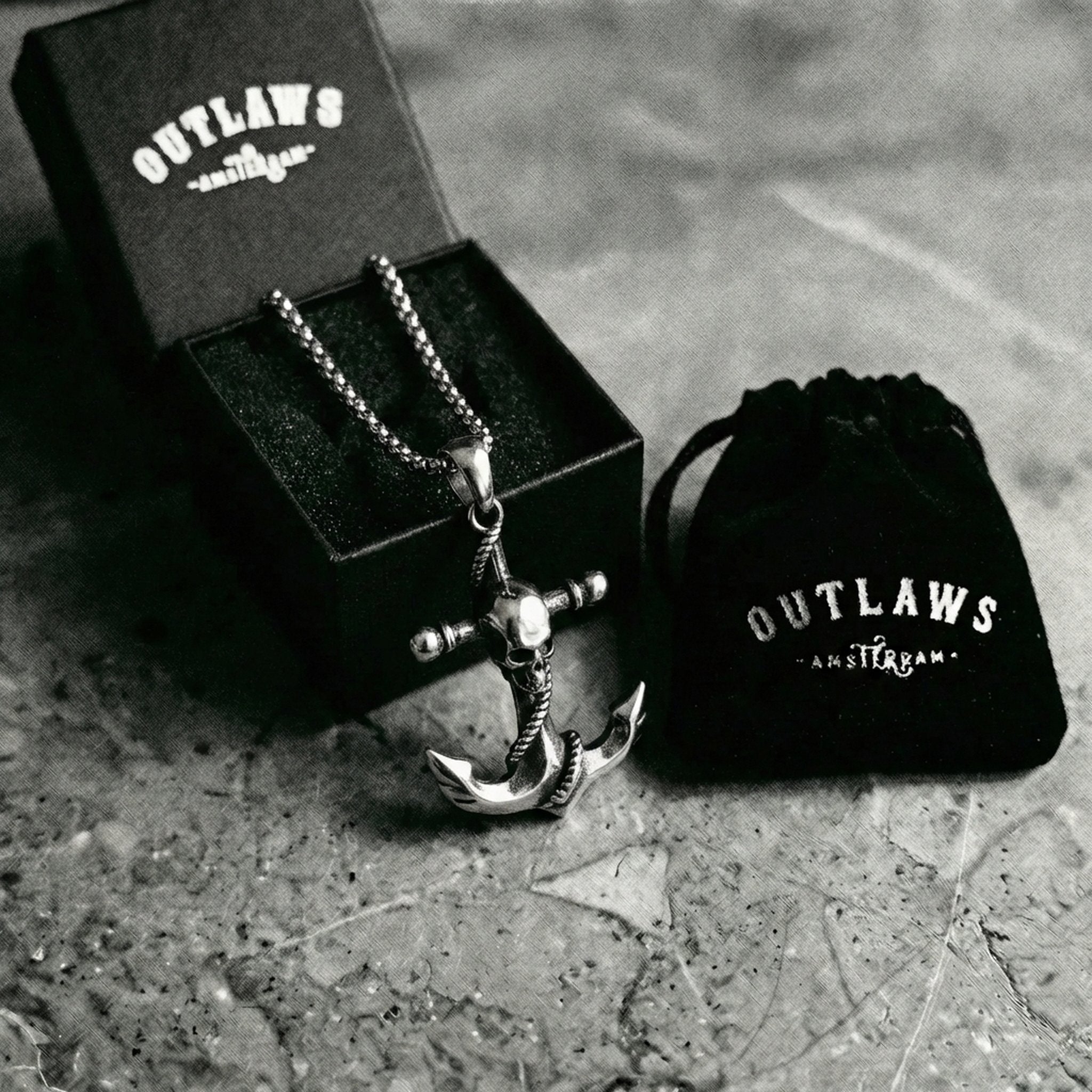 SKULLED ANCHOR.