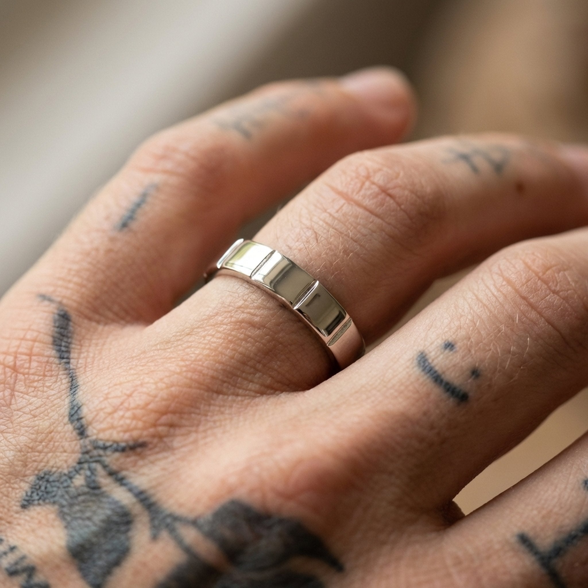 THE STACKER RING. - 925 STERLING SILVER