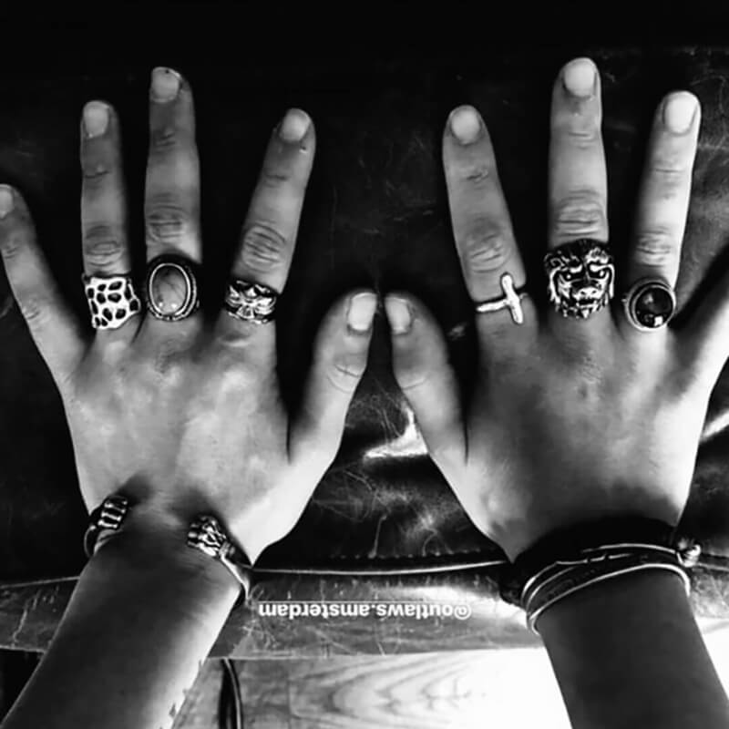 Blue Eyes- 925 Silver - Outlaws Amsterdam